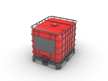 water tank 3d print model - compliant liters depth watar plastic box build industrial container mm inch su material house outdoor un stl dxf 3d print model - Mito3D