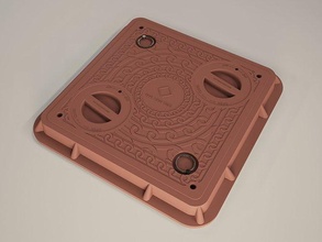l'eau réservoir couverture gaine couvercle 3dtank regard 3dprintmodel loisir DIY 3d print model - Mito3D