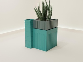 sulama tencere 62 ekici kaktüs bitki örtüsü çiçek çanak vazo sulu ev eşyaları sofra takımı dekor botanik bahçıvanlık yeşil boşaltmak saksı büyüme 3d print model - Mito3D