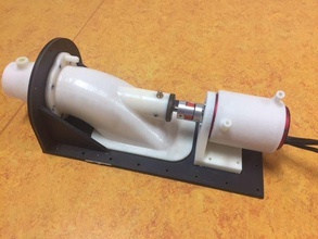 chorro agua propulsión unidad bomba inyección jetsurf pasatiempo bricolaje diy mecánico partes 3d print model - Mito3D