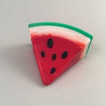 watermelon pill box art container melon fruit juicy food 3d print model - Mito3D