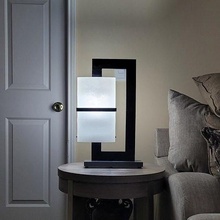 ondulé flottant cube moderne lampe 3d impression modèle minimal minimaliste meubles décoratif pratique fonctionnel noir gris blanc lumière éclairage unique conception bureau électrique commutateur puissance luxe maison 3d print model - Mito3D