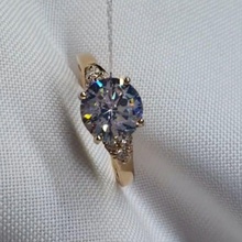 wdding anel jóia de 8mm casamento branco gem o engajamento jóias printable diamante prata ouro engagem da forma brilhantes vestuário noivado anéis 3d print model - Mito3D
