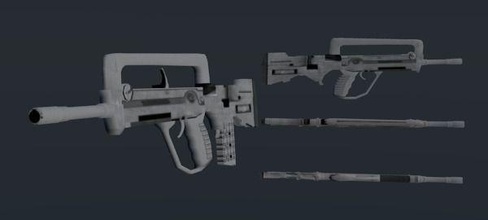silah askeri Ordu bıçaklı mücadele oyunlar oyuncaklar oyun Aksesuarlar 3d print model - Mito3D