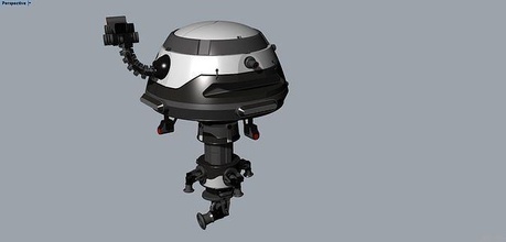 arma robot animal caracteres juego imprimible escultura decorativo duende mago malla electrónico Ciencias futurista cyborg ilustración tecnología retro lente 3d print model - Mito3D