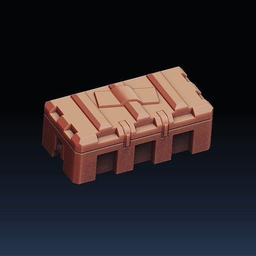 armas caja cubo cuadrado forma juguete símbolo mesa juego zombicida residente demoníaco martillo guerra juegos juguetes accesorios 3D print model - Mito3D