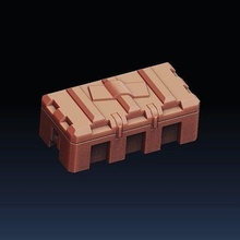armi cassa cubo piazza forma scatola giocattolo simbolo tavolo gioco zombidi cattivo ospite warhammer giochi giocattoli accessori 3d print model - Mito3D