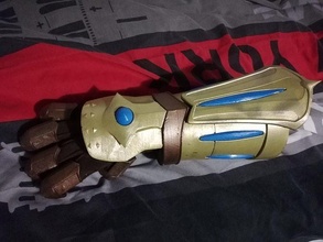 wearable ezreal gauntlet cosplay leagueoflegend costume steampunk 3dprint piltover props plastic fashion 3d print model - Mito3D