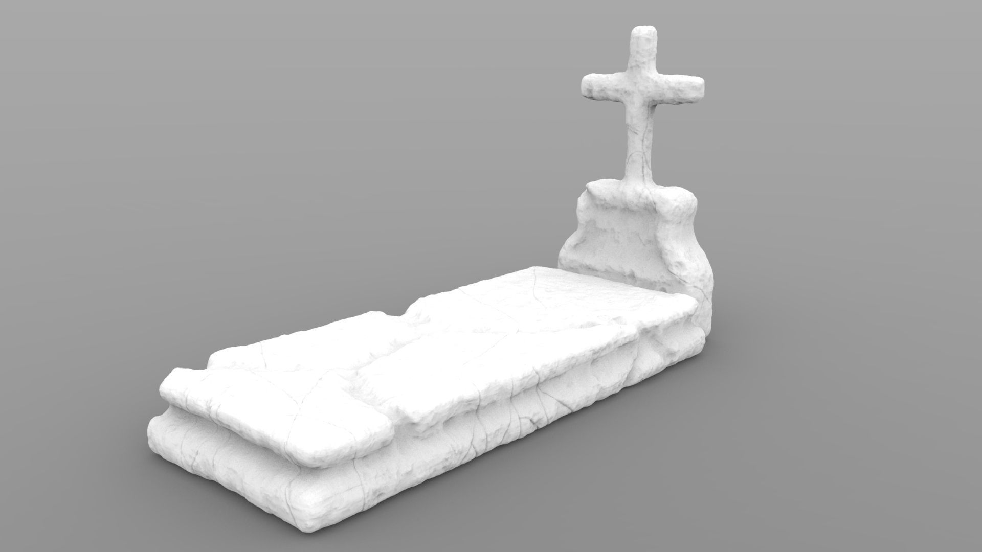patiné tombe pierre tombale pierres tombales cimetière crypte morgue catacombes fantômes tombeau enterrement cercueil morte halloween fantôme effrayant sculptures maison extérieur 3D print model - Mito3D