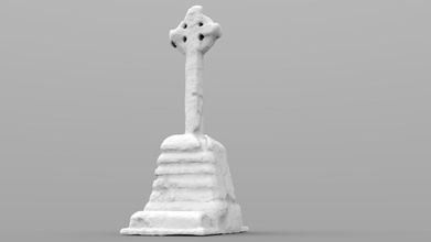 yıpranmış mezar taşı taşları mezarlık hayaletler morg odası türbe cenaze töreni tabut ölü korkutucu hayalet ürpertici cadılar bayramı heykeller dış mekan ev 3d print model - Mito3D