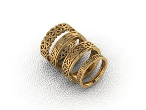 wedding ring 1 yüzük düğün altın gümüş nişan mücevher elmas takı platin giyim safir parlak brillante çap yüzükler 3d print model - Mito3D