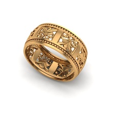Boda 14 joyería joya oro brillante lujo desunido deshierbe libra esterlina imprimible anillo compromiso collar diamante Moda belleza plata pulsera anillos 3d print model - Mito3D