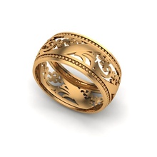 Boda 17 joyería joya oro brillante lujo desunido deshierbe libra esterlina imprimible anillo compromiso collar diamante Moda belleza plata pulsera anillos 3d print model - Mito3D