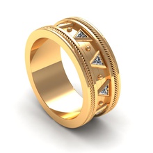 Hochzeit-band Schmuck bangle - Armband ring diamond Juwelen Saphir weiß gold sterling Silber engagement Hochzeit cad bedruckbar ist 3d design Anhänger Ohrring toll gut Mode Charakter Mensch Kleidung Diamant-ring Ringe 3d print model - Mito3D