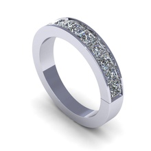 düğün band takı halhal bilezik yüzük elmas mücevherleri Safir beyaz altın sterling Gümüş nişan cad yazdırılabilir 3d tasarım kolye küpe harika iyi moda karakter insan kadın yüzüğü 3d print model - Mito3D