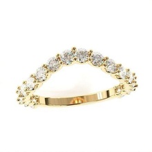 boda banda joyería joya anillo moda niña bulgari 3dprint 3dfile gratis bvlgari anillos plata precioso imprimible oro lujo encendiendo solitario 3d print model - Mito3D