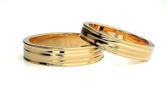 nozze gruppo musicale 68 gioielleria squillare oro anelli diamante Fidanzamento coppia lusso platino argento sposa sposo bande stampabile 3d print model - Mito3D