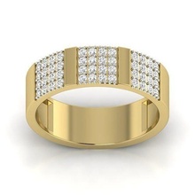 hochzeit ring 3dm stl 3d drucken modell schmuck luxus wertvoll brillant gold platin karat zubehörteil ehe unendlichkeit ringe engagement braut bands edelstein diamant silber jahrestag 3d print model - Mito3D