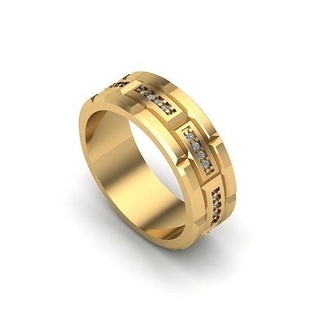 düğün grup elmaslar takı adam moda yüzük gümüş elmas yazdırılabilir sterlin güzellik yüzükler altın beyaz platin mücevher sonsuzluk 3d print model - Mito3D