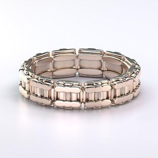 Casamento banda imprimível anel joalheria luxo prata Projeto arte moderno esterlina escalável platina argolas 3d print model - Mito3D