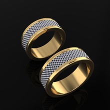 düğün bantlar takı lüks zarif yüzük mücevher altın gümüş elmas küpe bilezik kolyeler kolye gergedan aksesuar güzellik moda tasarım cad yüzükler 3d print model - Mito3D