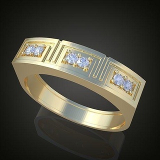Boda diamante anillo 3d 0082 imprimible model10 joyería joya oro plata colgante pendiente colgantes lujo anillos arete pendientes pulsera collar platino cadenas brazaletes 3d print model - Mito3D