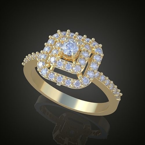 squillare 3d modello 0088 stampabile model13 gioielleria oro argento gioiello pendente diamante nozze orecchino orecchini braccialetto collana ciondoli platino catene braccialetti anelli 3D print model - Mito3D