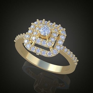 ring 3d modell 0088 druckbar model13 schmuck gold silber juwel anhänger diamant hochzeit ohrring ohrringe armband halskette platin ketten armreifen ringe 3d print model - Mito3D
