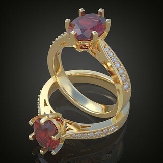 düğün elmas yüzük 3d 0115 yazdırılabilir model13 takı altın gümüş mücevher kolye küpe bilezik lüks yüzükler platin zincirler 3d print model - Mito3D