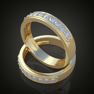 wedding diamond ring 3d 0186 printable model10ol13n platinum jewelry gold silver jewellery jewel pendant pendants jewelery luxury rings earring earrings bracelet necklace bangles 3d print model - Mito3D