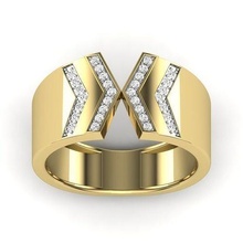 boda compromiso anillo 3dm stl 3d impresión modelo joyería joya banda mujer precioso oro imprimible diamante moda anillos abultar colección solitario 3d print model - Mito3D