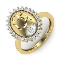 Boda compromiso anillo solitario diamante joyería joya Moda libra esterlina blanco imprimible belleza platino brillante impresión oro anillos 3d print model - Mito3D