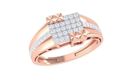 Boda compromiso anillos 3dm stl obj fbx renders detalles joyería joya platino diamante anillo oro Moda mujer aniversario promesa enamorado propuesta 3d print model - Mito3D