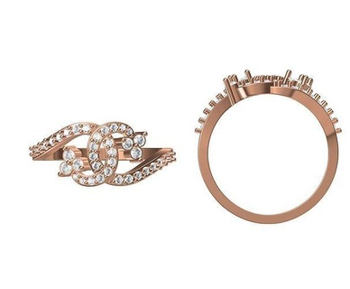 mariage engagement femmes bague stl jcd détails bijoux platine solitaire mariée imprimable précieux anneaux diamant or mode 3d print model - Mito3D
