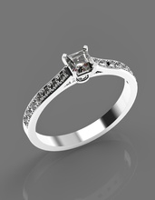 bodas de oro platino diamod rinng la joyería anillo el diamante las piedras preciosas forprinting los anillos creación prototipos sterling pulsera compromiso engagem zafiro gem plata joya imprimible brillante 3d print model - Mito3D