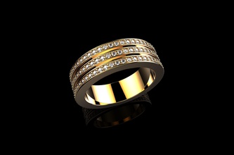 di nozze mens anelli diamanti in oro 18 carati gioielli molto utile diamante fidanzamento fudhion bellezza argento la sterlina matrimonio bianco giallo il metallo uomini 3d print model - Mito3D