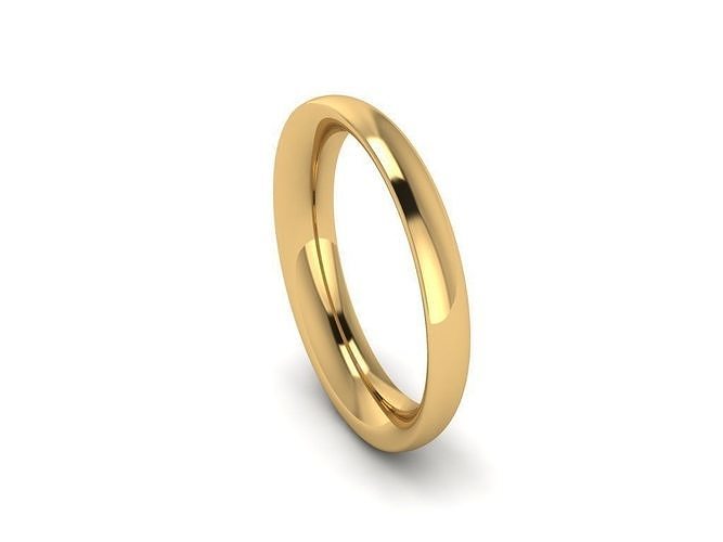 wedding ring-4mm 3dmodeling rendering texturing 3dscanning 3dprintmodeling obj stl 3dm jewel jewelry jewellery 3djewel 3djewelry 3djewellery ring lostwaxcasting gold cgtrader abd rings 3D print model - Mito3D