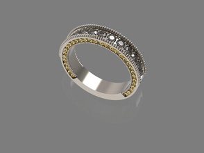 Boda anillo cruzar Dios religión símbolo cristiano joyería joya libra esterlina oro imprimible compromiso diamante Moda solitario esposas collares jesu anillos 3d print model - Mito3D