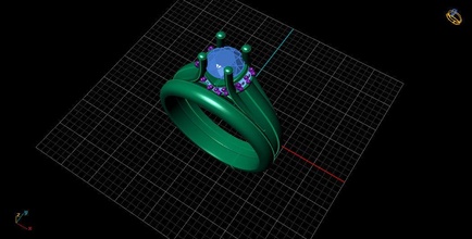 wedding ring silver jewel gem jewelry gold engagement fashion rings 3d print model - Mito3D