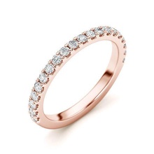casamento anel 3d banda diamante eternidade gema ouro jóia joalheria onix imprimível argolas rubi branco amarelo brilhante platina eua 3d print model - Mito3D