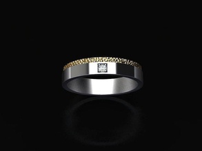 hochzeit ring gold schmuck silber diamant druckbar mode juwel engagement brillant engagem rubin saphir schönheit kubanisch ringe 3d print model - Mito3D