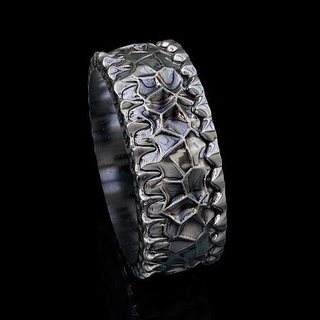 düğün yüzük gümüş evlilik yüzüğü yazdırılabilir cnc geometri şekil vermek Menring sterlin altın erkekler forgirle takı yüzükler 3d print model - Mito3D