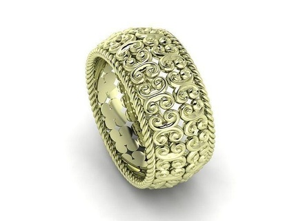 wedding ring 3djewel 3djewelry 3djewellery jewelry jewellery gold silver printable lostwaxcasting usa 3djewelrymodel 3djewelrystl 3djewelryfile rings 3d print model - Mito3D
