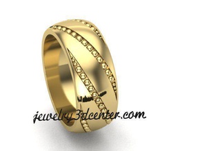 el anillo de boda la joyería los anillos cad plata imprimible moda diamante brillante oro y belleza diamant zafiro compromiso vintag joya 3d print model - Mito3D