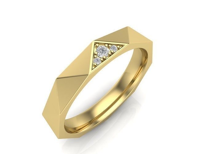 wedding ring gold jewelry diamond rings printable silver engagement jewellery jewel platinum gem brilliant sterling design fashion 3D print model - Mito3D