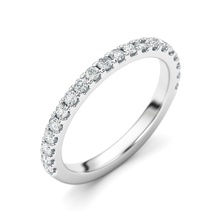 wedding ring 3d band diamond eternity gem gold jewel jewelry onix printable rings ruby white yellow brilliant platinum usa 3d print model - Mito3D
