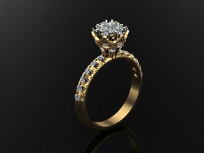 anneau de mariage bijoux l'anneau l'alliance joyau les anneaux 3d print model - Mito3D