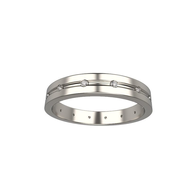 boda anillo joyería joya bodas oro diamantes anillos imprimible 3D print model - Mito3D