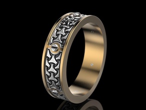 Hochzeit ring Schmuck drucken 3dprinted bedruckbar ist Ringe design Juwel golden Mode printabl gold prototyping Silber 3d print model - Mito3D