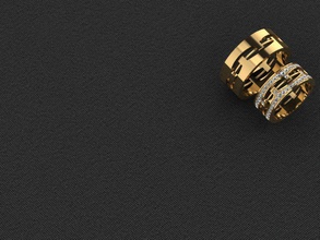 Hochzeit ring Schmuck weddingring gold Silber diamond Juwel engagement kostbar gem Damen Zeichen Oberfläche Kleidung heels Mode lady Frau Sandale Ringe 3d print model - Mito3D